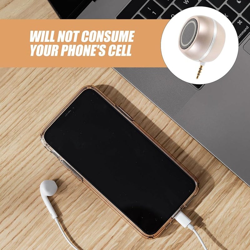 Portable Mini Plug in Speaker USB Rechargeable Desktop Subwoofer for Phone Tablet Laptop - Image 2